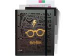 Harry Potter - Cartella A4 (4 Anelli, Elastico)