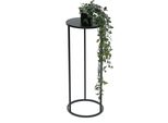 Dandibo Sgabello Per Fiori In Metallo Nero Rotondo Da 60 Cm Tavolino Per Fiori 96316 M Colonna Per Fiori Sgabello Moderno Per Piante