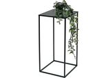 Dandibo Sgabello Per Fiori In Metallo Nero Angolare 60 Cm Tavolino Portafiori 96312 L Colonna Portafiori Moderna Sgabello Portapiante