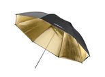 Walimex Ombrello Reflex Nero/Oro A 2 Strati 109 Cm