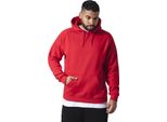 Urban Classics TB014 | Felpa Con Cappuccio Xs A 5XL - Colore: Rosso - Taglia: Xxl