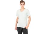 Urban Classics - T-Shirt Melange Con Tasche A V, Taglia: L; Colore: Menta