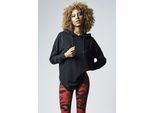 Urban Classics TB1308 | Felpa In Spugna Oversize Da Donna Xs A Xl - Colore: Nero - Taglia: Xs