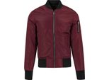 Urban Classics - Giacca 2-TONE Bomber Bordeaux - L