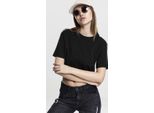 Urban Classics Donna - Top Corto Oversize Schwarz - M