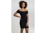 Urban Classics Donna - Abito A Costine Off Shoulder Nero - S