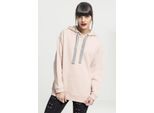 DáMská Mikina Urban Classics Ladies Oversize Hoody Lightrose/Grey - M