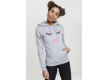 DáMská Mikina Mr. Tee Ladies Eyelashes Hoody Grigio Erica - M