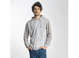 Felpa Con Cappuccio Just Rhyse Palo Alto Zip Uomo Grigio - S