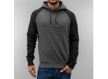 Felpa Con Cappuccio Just Rhyse Freeco Raglan Ii Nero Uomo - M