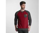 T-Shirt Uomo Just Rhyse Oslo Var Felpa Grigio Scuro Melange Port - M