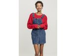 DáMské šAty Urban Classics Donna Denim Salopette Vestito Blu Oceano - 5XL