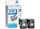 Kmp Doublepack H75D - Confezione Da 2 - 8 Ml - Xl - Nero - Compatibile - Cartuccia D'inchiostro (Alternativo A: Hp 301XL, Hp CH563EE)