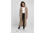 DáMský Svetr Urban Classics Cardigan Con Cappuccio Da Donna In Piuma Softtaupe - 4XL