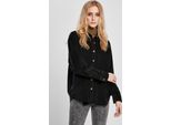 Urban Classics - Camicia Oversize In Velluto A Coste Da Donna, Nero - 5XL