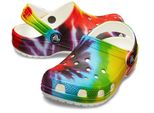 Crocs Classic Tie Dye Graphic Clog Kinder Weiss 22-23