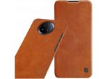 Nillkin Qin Custodia A Fondina In Pelle Xiaomi Redmi Note 9T 5G Marrone