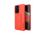 Wozinsky Custodia Kickstand Custodia In Silicone Con Supporto Samsung Galaxy S21 Ultra 5G Rosso