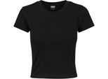 Urban Classics Donna - Top In Jersey Elasticizzato Weiß - Xxl