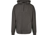PáNská Mikina Urban Classics Overdyed Camp Hoody Blackbird - S