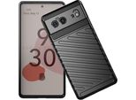 Thunder Case Custodia Blindata Flessibile Per Google Pixel 6 Nero