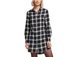 Urban Classics Donna - Abito Camicia In Flanella A Quadri - Xs
