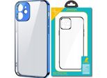 Joyroom Nuova Serie Bellezza Custodia Trasparente Ultra Sottile Con Cornice Metallica Per Iphone 12 Pro Max Blu Scuro (Jr-Bp744)