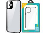 Joyroom Nuova Serie Bellezza Custodia Trasparente Ultra Sottile Con Cornice Metallica Per Iphone 12 Pro Max Nero (Jr-Bp744)
