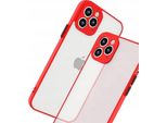 Milky Case Custodia In Silicone Flessibile Traslucido Per Xiaomi Redmi Note 10 / Redmi Note 10S Rosso