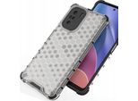 Custodia Blindata A Nido D'ape Con Telaio In Gel Xiaomi Redmi K40 Pro+ / K40 Pro / K40 / Poco F3 Trasparente