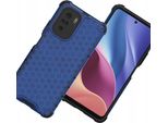 Custodia Blindata A Nido D'ape Con Telaio In Gel Xiaomi Redmi K40 Pro+ / K40 Pro / K40 / Poco F3 Blu