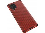 Custodia Blindata A Nido D'ape Con Cornice In Gel Samsung Galaxy A42 5G Rosso