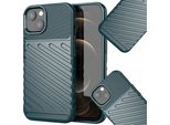Thunder Case Custodia Blindata Flessibile Per Iphone 13 Mini Verde