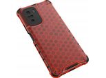 Custodia Blindata A Nido D'ape Con Telaio In Gel Xiaomi Redmi K40 Pro+ / K40 Pro / K40 / Poco F3 Rosso