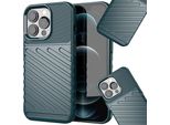 Thunder Case Custodia Blindata Flessibile Per Iphone 13 Pro Verde