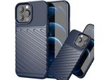 Thunder Case Custodia Flessibile Blindata Per Iphone 13 Pro Max Blu