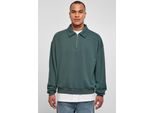 PáNská KošIle Urban Classics Shirt Collar Crew Bottlegreen - S
