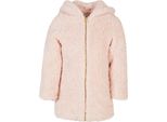 Urban Classics Girls Sherpa Jacket Rosa - 158/164