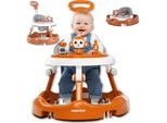 Twinky® Baby Walker Marrone | Il Perfetto Girello Con Set Di Gioco | Accessori Per Un Apprendimento Sicuro E Giocoso | Deambulatore E Ausilio Alla Deambulazione Per Il Piccolo Passo Verso La Grande Avventura | Deambulatore Con Set Di Gioco Da 3 Pezzi | Incl. Tappetino Per I Piedi E Maniglia | Ausilio Alla Deambulazione Per Baby Walker | Deambulatore Marrone | Ausilio Alla Deambulazione Perfetto Pe