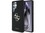 Etui Guess Silicone Big 4G Logo Bottom Script Samsung Galaxy S25 Ultra Czarny