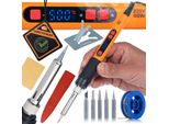 Rosfix Orange Mastiff Electric S – Stazione Di Saldatura 80W Con Display Lcd | Controllo Della Temperatura 180-500 °C