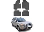 2009-2015 Hyundai Tucson Tappetini Tpe Nero 4 Pz