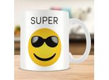 Tazza In Ceramica Emoji Super 350Ml