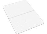 Tappetino Per Sedie Da Ufficio - Tappetino Per Sedie - Tappetino Di Protezione Per Pavimenti 1225X915 Mm - Tappetino Per Pavimenti In Pvc - Tappetino Di Protezione Rettangolare Per Sedie Da Ufficio