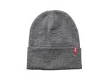 StrickmüTze Levi's "Everyday Beanie", Damen, Grau, Feinstrick, Kunstfaser, Unifarben, MüTzen StrickmüTze