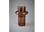 Dekovase AM DESIGN aus Glas, braun, B:20cm H:30cm, Glas, Vasen, BxH: 20x30 cm