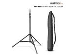 Walimex Per WT-806 Treppiede Per Lampade 256 Cm Con Smorzamento A Molla Nero
