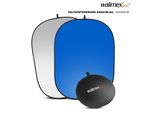 Walimex Pro 2In1 Sfondo Pieghevole Grigio/Blu 150X200 Cm