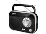 Sencor Srd 210 Bs Radio Personal Analog Nero, Grigio, Metallizzato