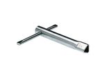Alberts 690779 Chiave Triangolare, Per Paletti Di Sbarramento Con Serratura Triangolare, Zincata, Lunghezza Gamba 17 Mm